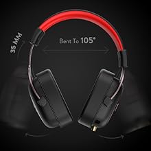 Redragon H510 Zeus Wired Gaming Headset - 7.1 Surround Sound - Memory Foam Ear Pads - 53MM Drivers Detachable Microphone