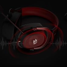 Redragon H510 Zeus Wired Gaming Headset - 7.1 Surround Sound - Memory Foam Ear Pads - 53MM Drivers Detachable Microphone