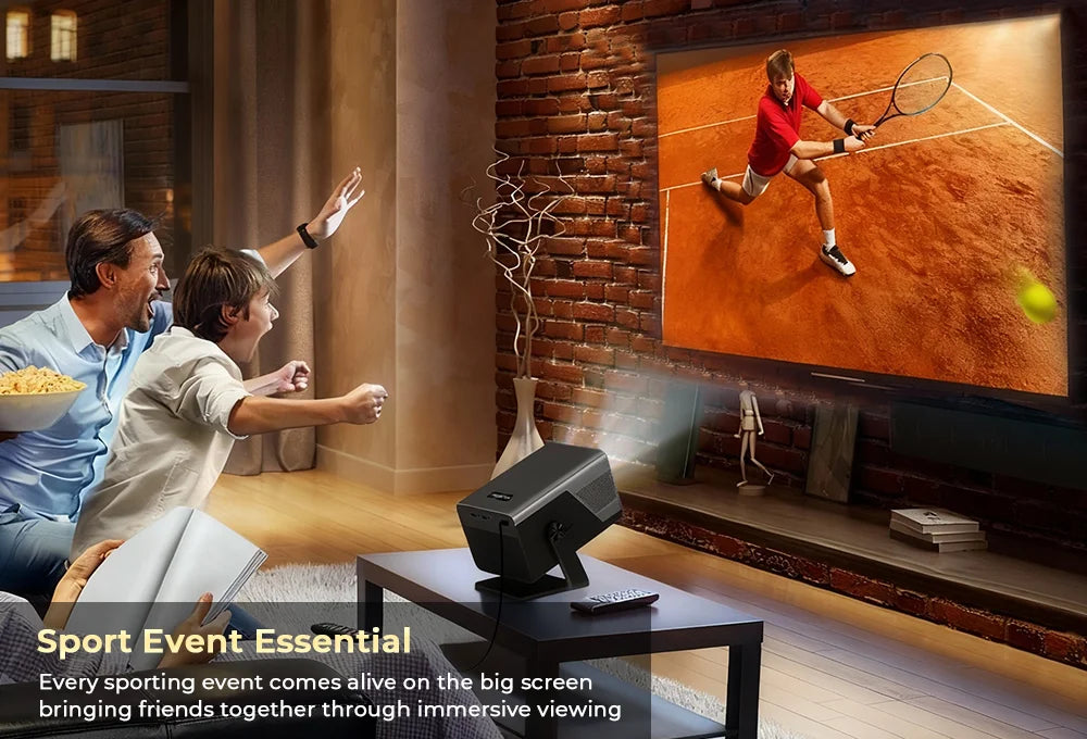 X7 Native 1080P Smart Projector Native 8K 4K Decoding/1000 ANSI/ with Android 14 OS, Compatible with Netflix YouTube, Auto Focus