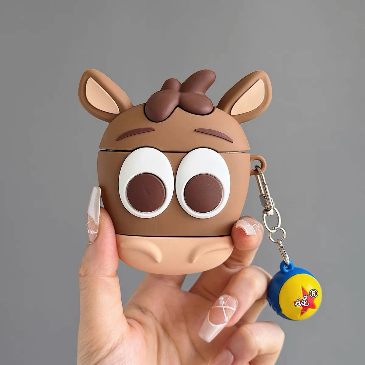 Kawaii Toy Cartoon Headphone Case Silicone Shockproof Cover for Apple Airpods 4 Airpods Pro3 Pro2 4 Earphone Case with Charm Cov