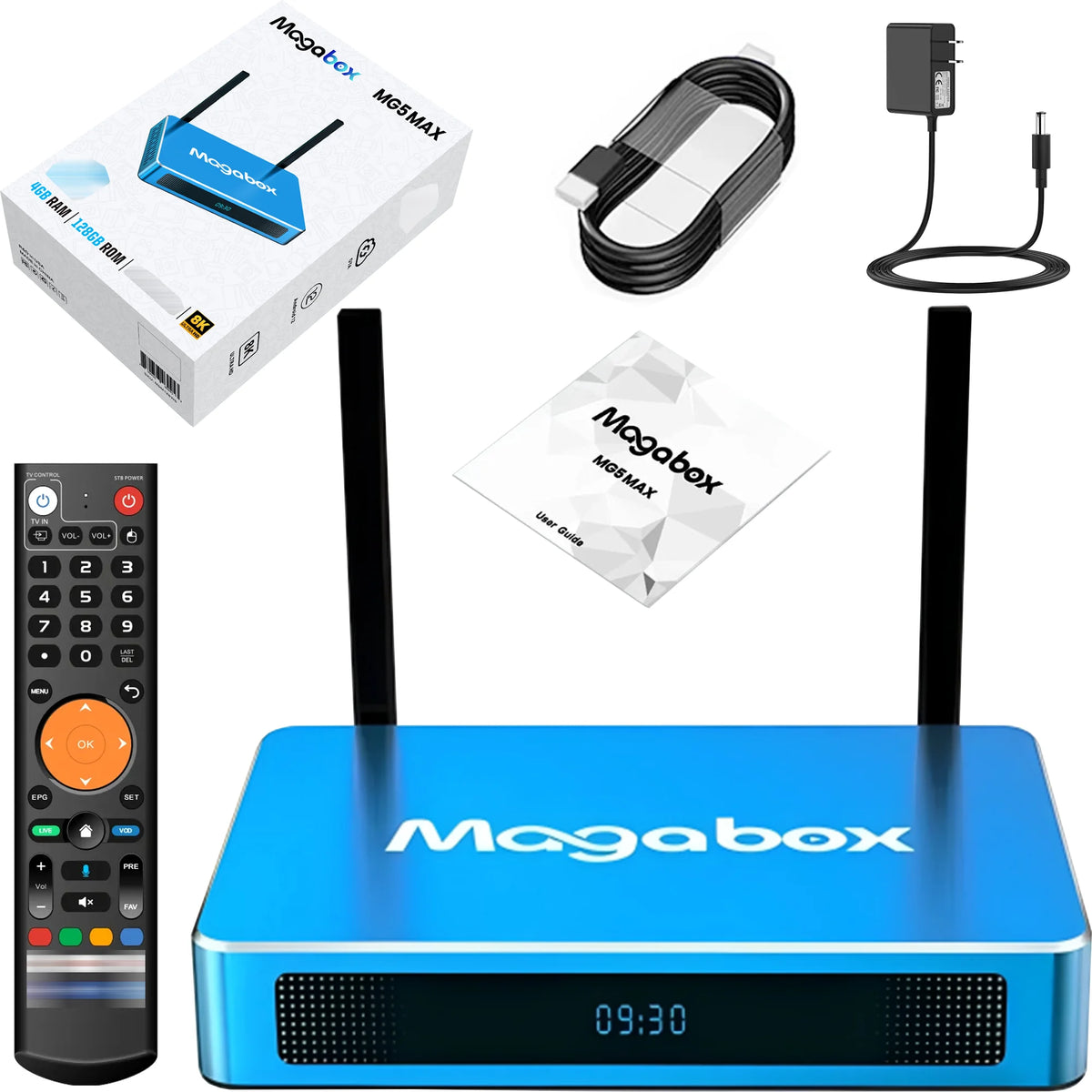 2026 MagaBox MG5 Max | 4G+128G ROM | Android 12.0 | NO TV