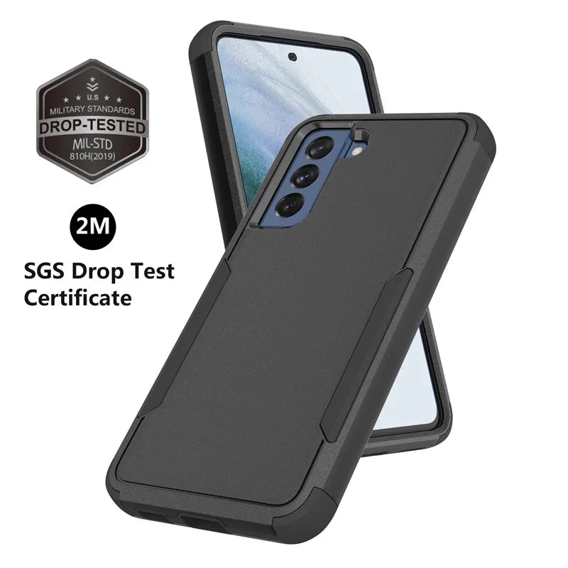 For Samsung Galaxy S21 FE S22 Plus S23 S24 Ultra 3 Layer Armor Hybrid Shockproof Case for A12 A32 A52 A52S A13 A33 A53 A14 A54