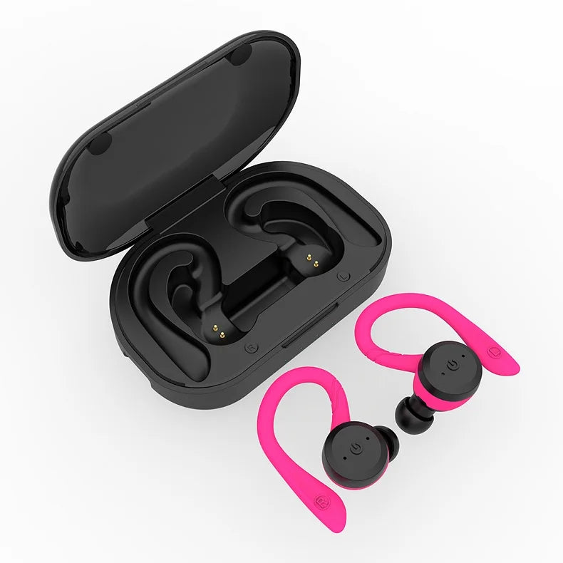 Bluetooth Wireless Headphones with Mic Sports Waterproof TWS Bluetooth Earphones Key Control Wireless Headsets Earbuds Phone