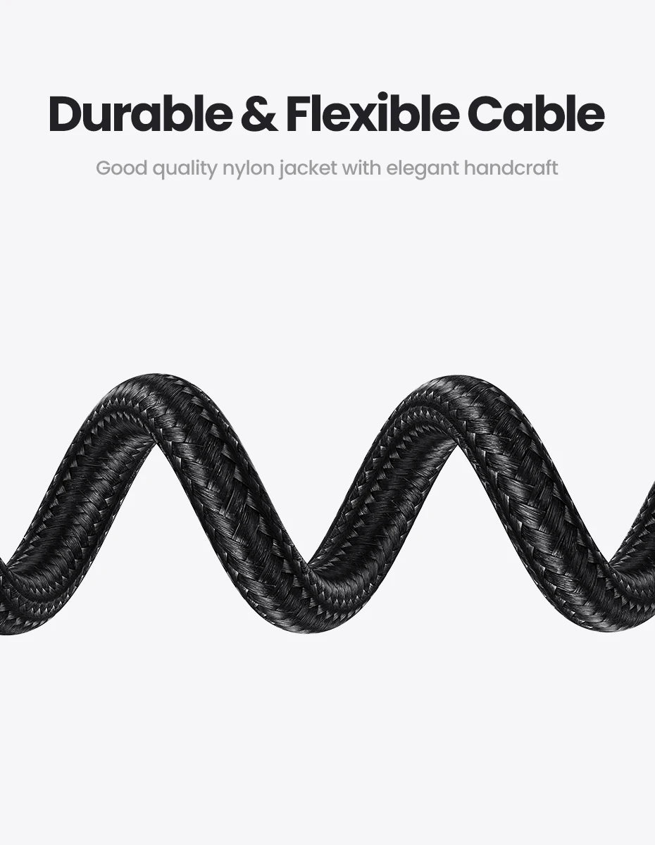 UGREEN MFi For USB Lightning Cable Charger For APPLE iPad iPhone 14 13 11 8 12W Fast charging data Braided short long Carplay 2m