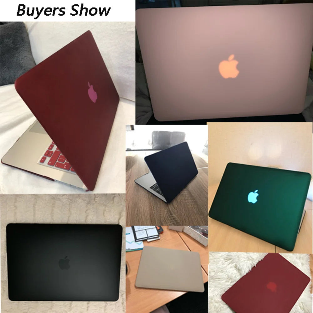 Laptop Case For MacBook Air 13 Case M3 A3113 A2337 Air 15 A3114 A2941 Pro 14 16 M4 M3 M2 M1 A3112 A3185 A3401 A2992 A3403 A2991