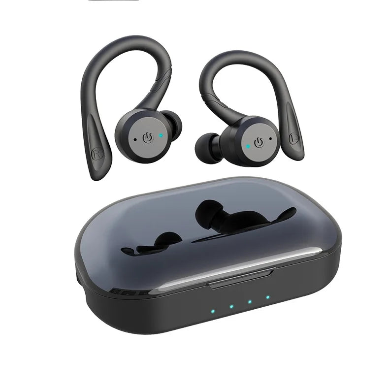 Bluetooth Wireless Headphones with Mic Sports Waterproof TWS Bluetooth Earphones Key Control Wireless Headsets Earbuds Phone