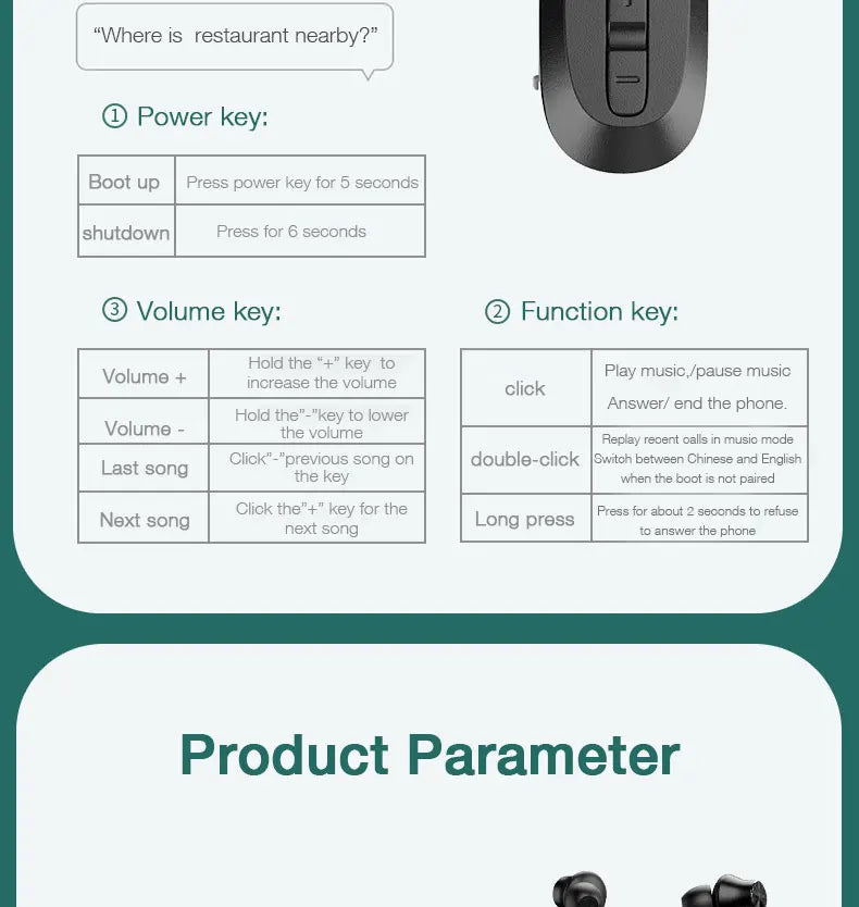 EARDECO 200 Hour Playback Bluetooth Headphone Bass Wireless Headphones Neckband Earphone with Mic Sport Music Headset Stereo