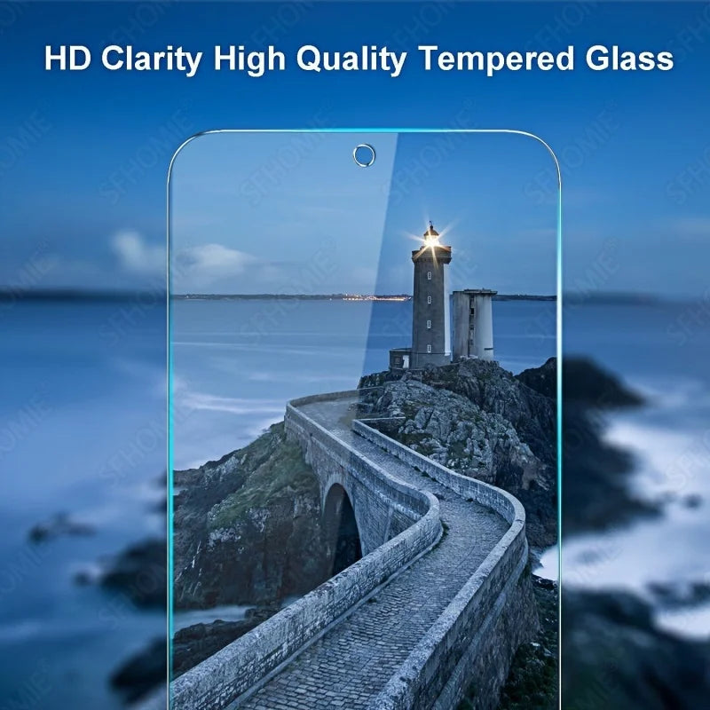 2Pcs HD Tempered Glass Screen Protector For Samsung Galaxy S20 S21 S23 S24 FE A51 A52 A53 A54 A55 A56 A57 Glass Protection Film