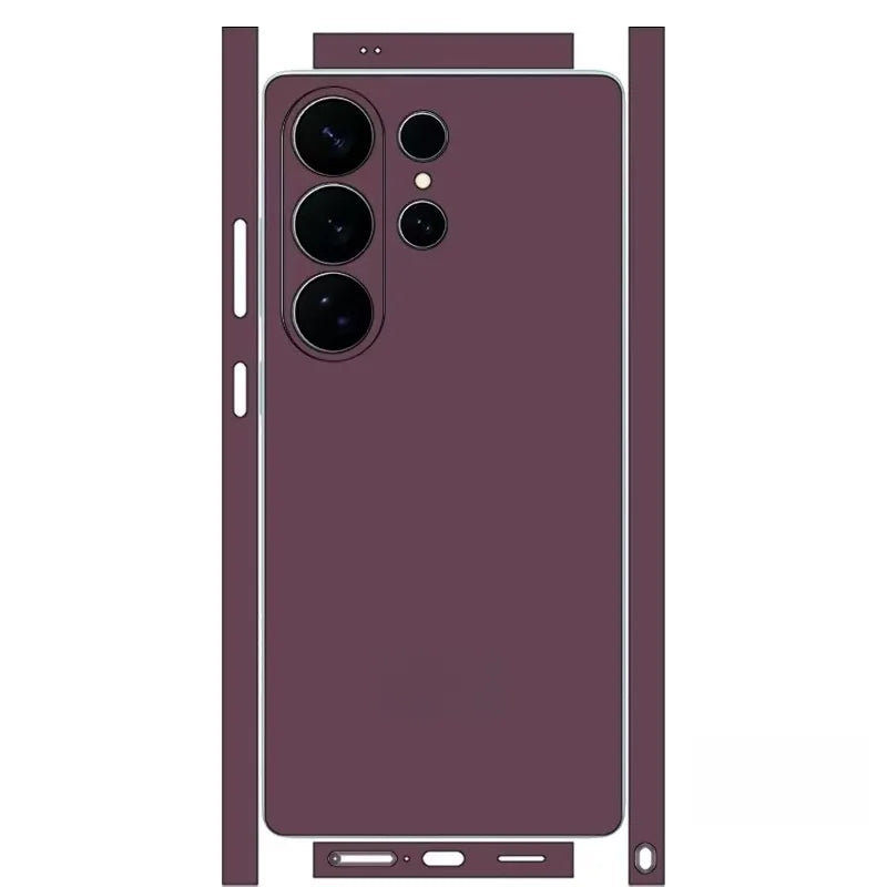 Colorful Decal Skin for Samsung Galaxy S24 S23 S26 Ultra Plus S25 Back Screen Protector Cover Wrap Stones Sticker