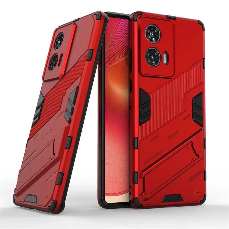 For Motorola Edge 50 Fusion 5G Case Magnetic Armor Shockproof Stand Phone Cases for Moto Edge50 Fusion Edge50Fusion Back Cover