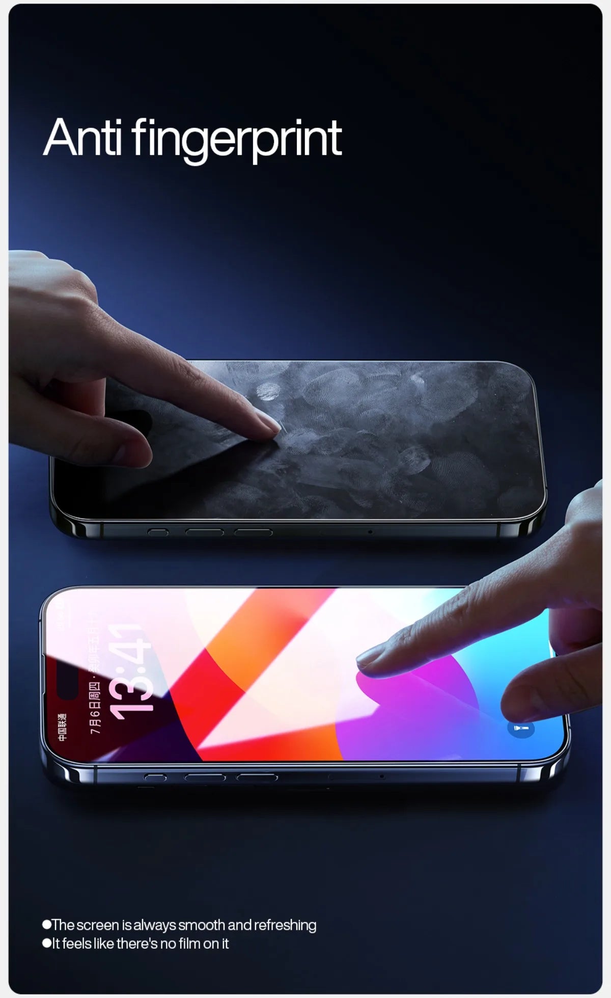 SmartDevil Full Cover Tempered Glass for iPhone 18 Pro Max 17ProMax 16Pro Screen Protector for iPhone 18Pro HD Anti-blue Light