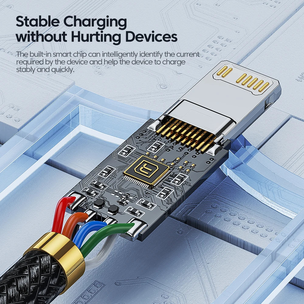 Toocki PD 20W USB C To Lightning Cable For iPhone 14 13 12 11 Pro XS 8 Type C To Lightning Cable Data Wire Fast Charging Cable