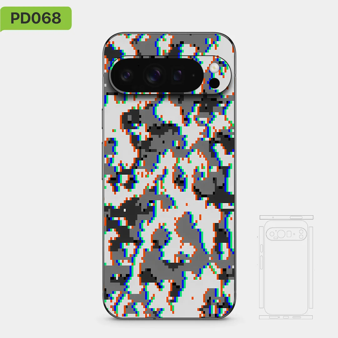 Colorful Decal Skin for Google Pixel 10 9 8 7 Pro 6 6pro Back Screen Protector Film Cover Case Macaroon Wrap Matte Sticker