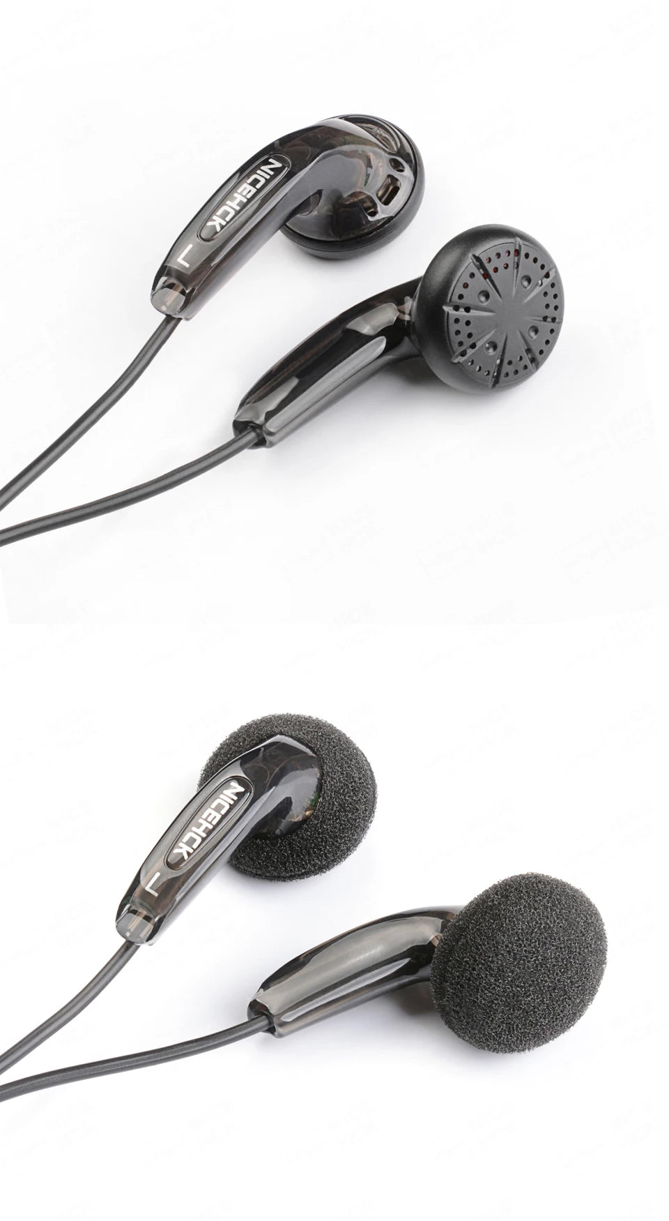 NICEHCK Traceless Colorful HIFI In-ear Earphone 15.4mm Dynamic Unit Sport Music Headset Microphone Earbud IEM Vido MX500 MX980