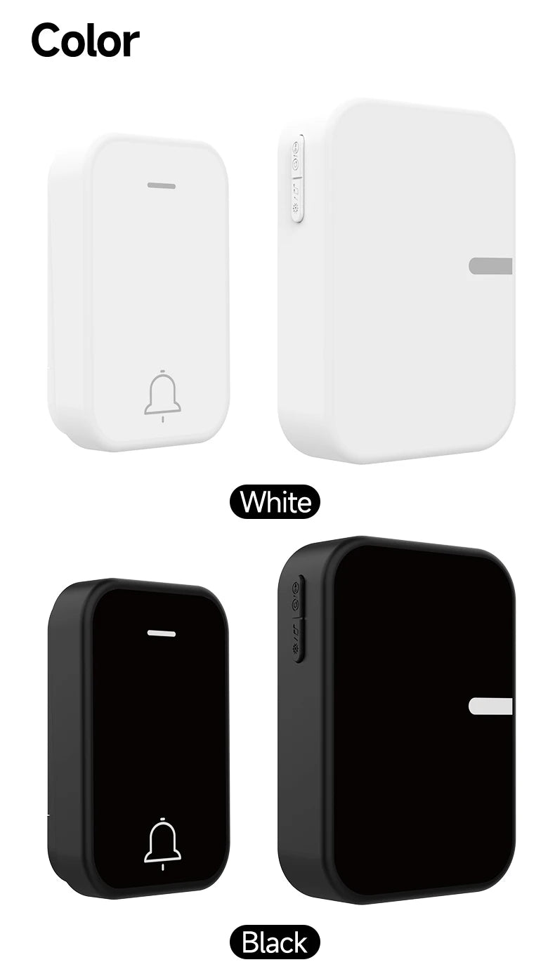 Acrylic Decoration Does Not Require Batteries Kinetic Energy Door Bell Household Waterproof Wireless Electronic Doorbell