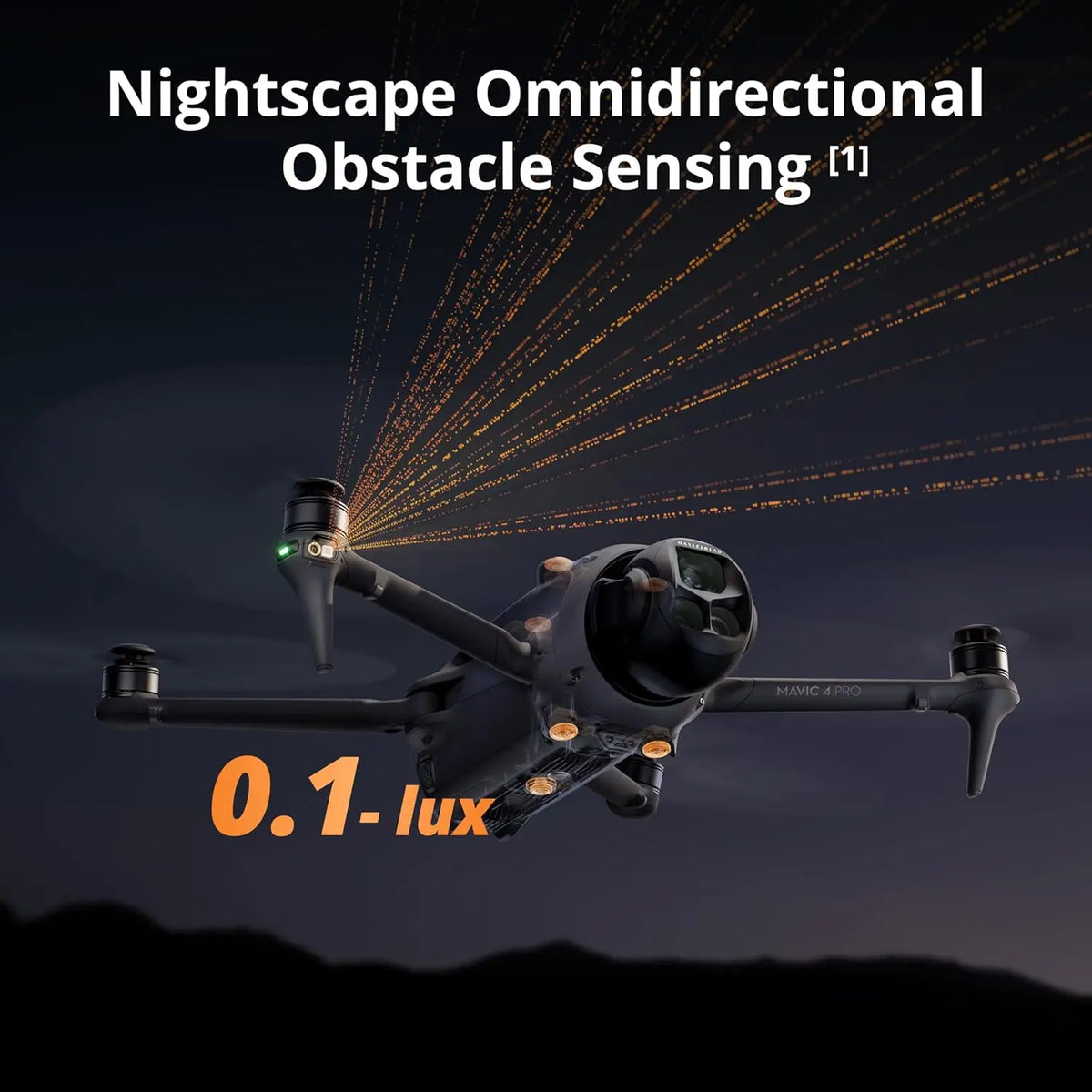 Refurbished DJI Mavic 4 Pro Flagship Tri-Camera Drone with 100MP 4/3 CMOS Hasselblad Camera, 30km/18.6mi Video Transmission, 51-Min Max Flight Time, Charging Hub, and More