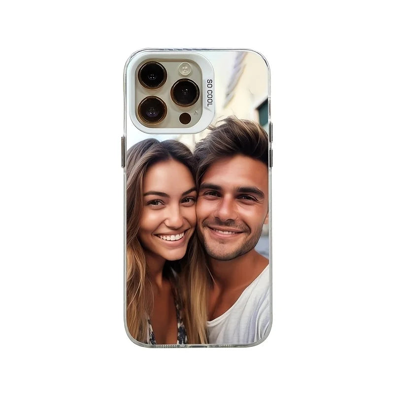 Suitable For iPhone 17 Air 16e 16 15 14 13 12 11 Pro Max Plus Mini IMD Phone Case DIY Photo Customization Shockproof Back Cover