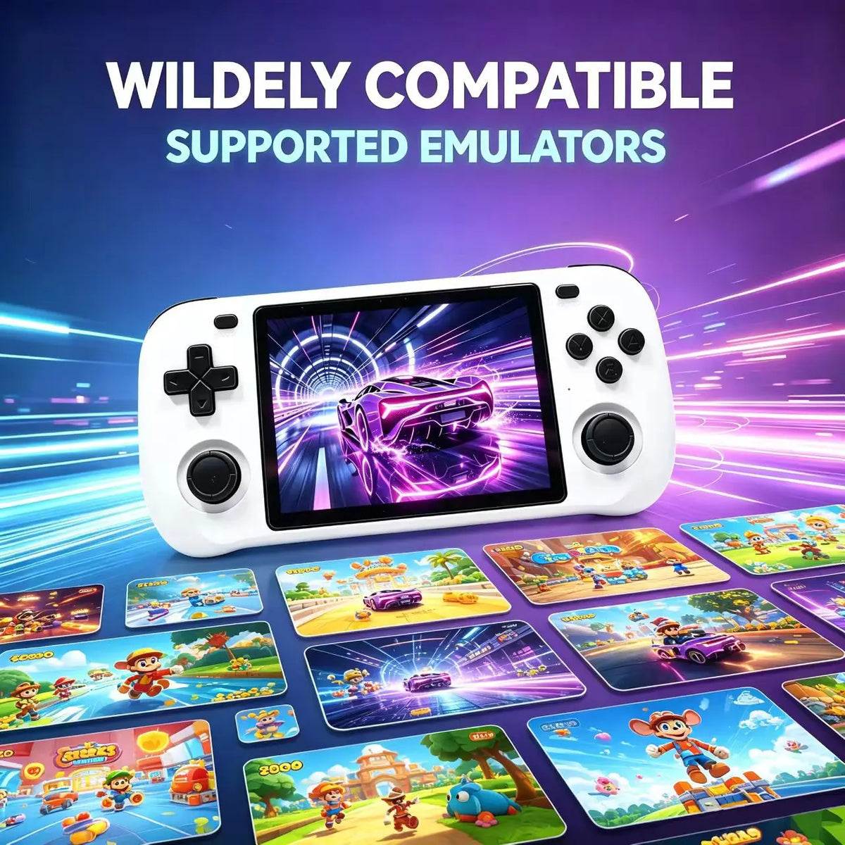 SMARTDUDE H36S Retro Handheld Game Console with 3.5-inch IPS Screen Batocera System 64GB/128GB Portable Gaming Device