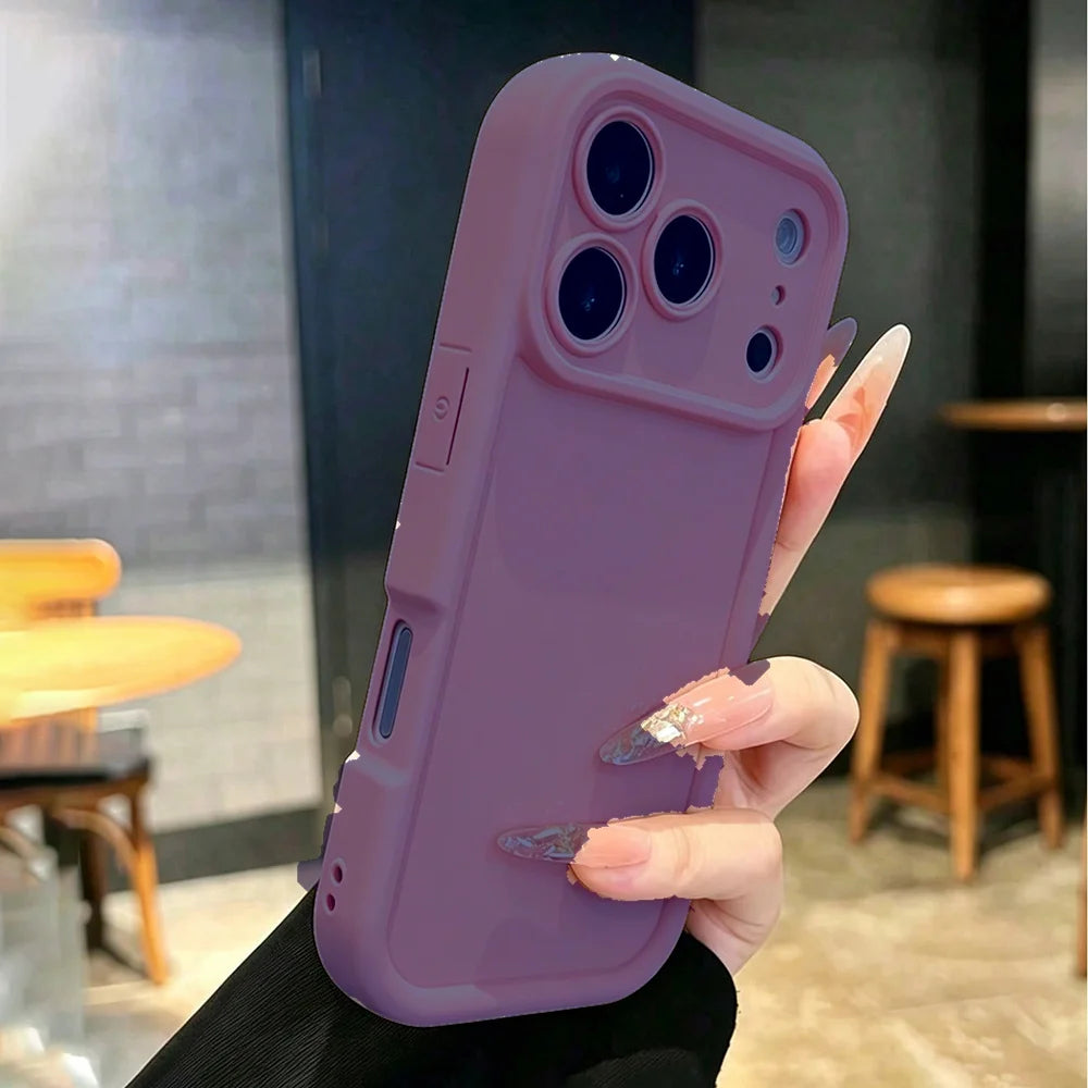 Camera Protection Candy Color Silicone Soft Case For iPhone 11 12 13 14 Plus 15 16 17 18 Pro Max XR XS X 7 8 Matte Bumper Cover