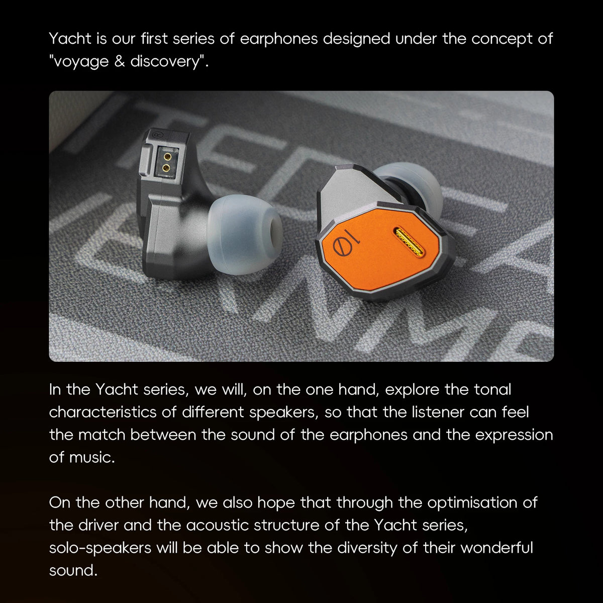 HiBy Yacht10 Dynamic Mg & Al Alloy Dome Polymer Diaphragm Dual Magnetic Core 1.2T Magnetic Force Coaxial Cable IEM Earphones