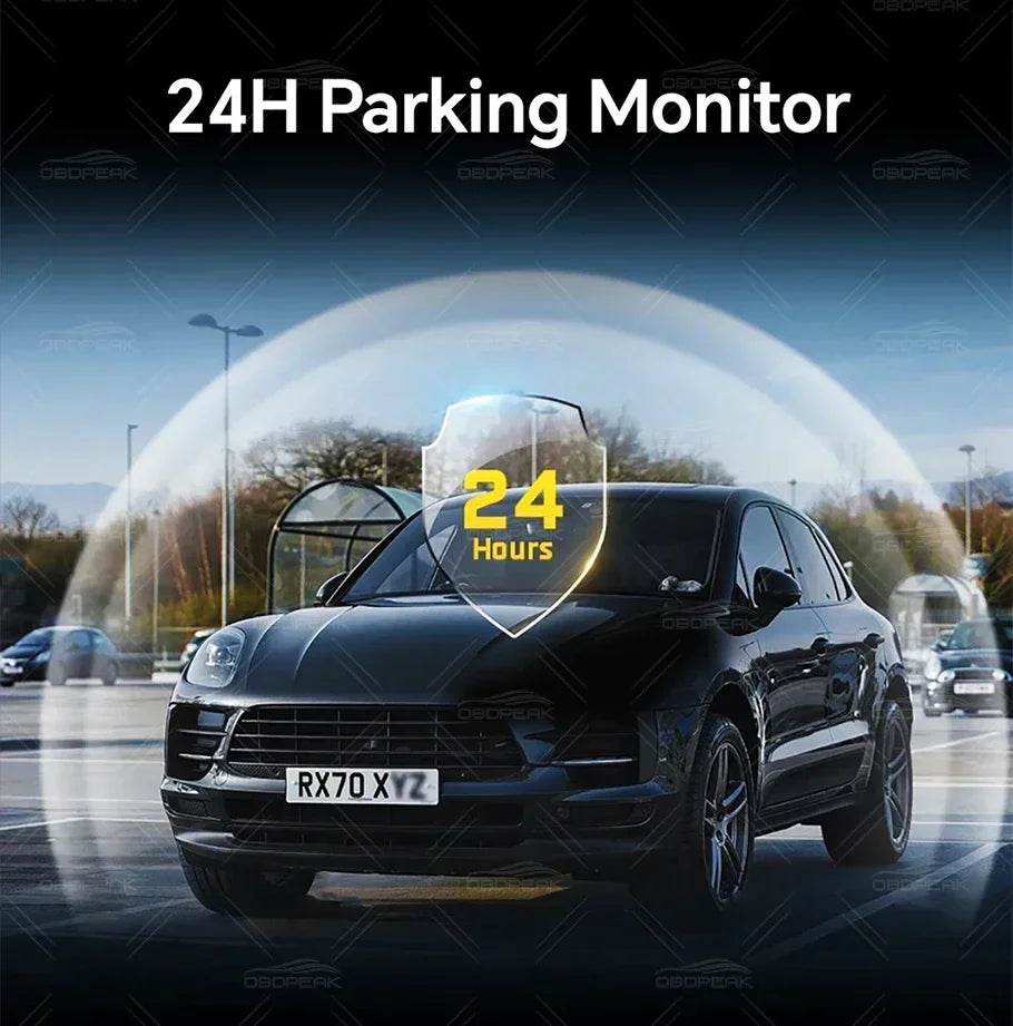 D75 Rearview Mirror FHD 1080P Dash Cam 4CH 360° Record Car Dvr Infrared 5G WIFI APP Video Recorder GPS Track Super Night Vision