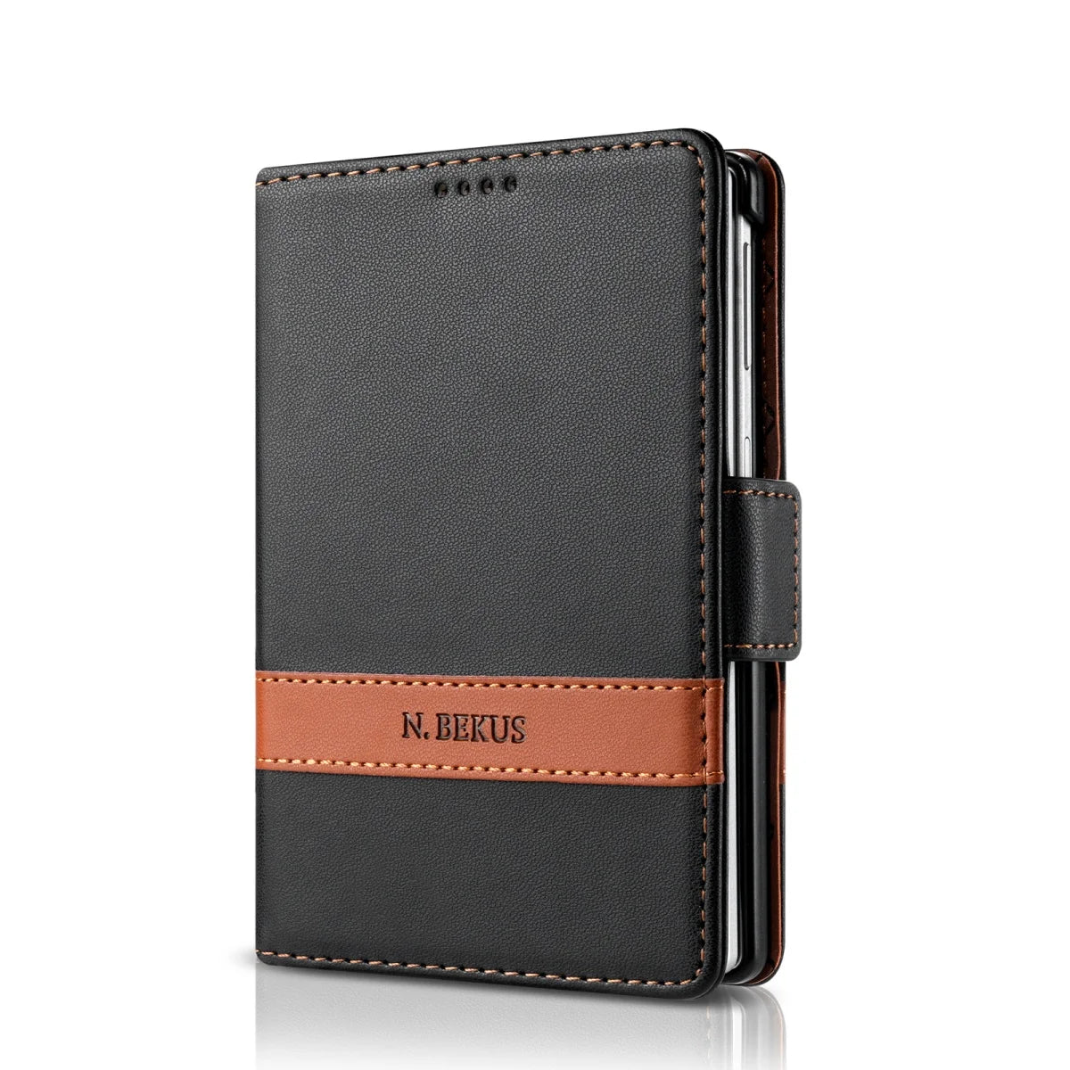Business Luxury Leather RFID Wallet Card Solt Phone Case for Samsung Galaxy Z Fold8 Ultra Fold 4 5 6 7 8 Flip Protective Cover