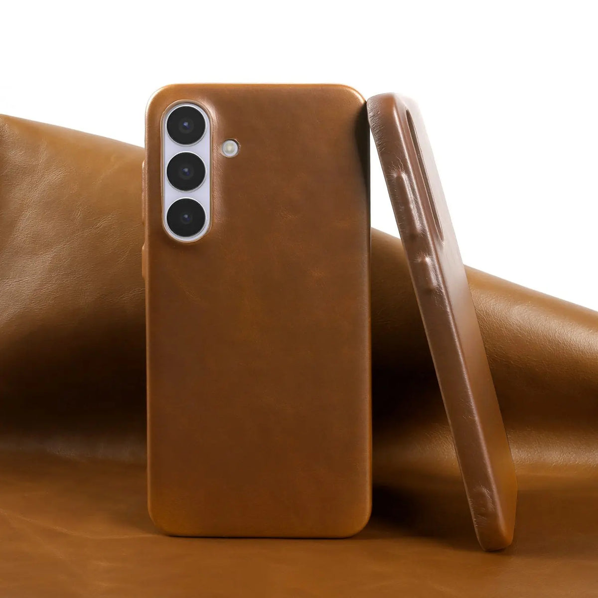 Retro for Samsung Galaxy S26 Ultra Case S25 S24 S23 S22 S21Luxury Genuine Leather Cases for Galaxy S26 Vintage Phone Back Cover