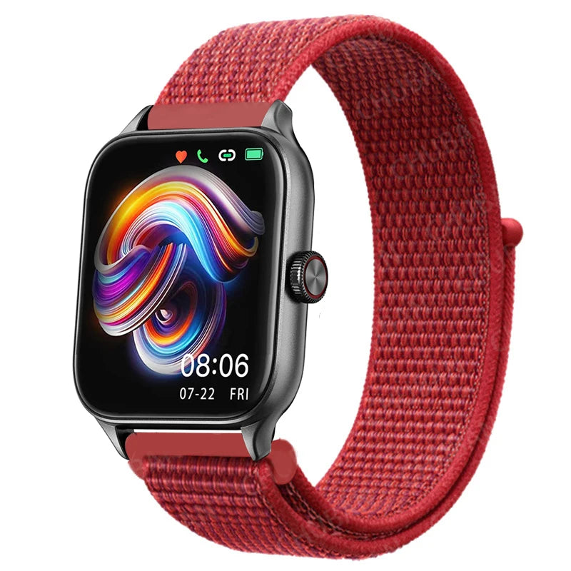 Nylon Loop Band For Amazfit GTS 4/3/2e Mini/GTR 4/3/2e/Balance/Stratos 20/22mm Watch Bracelet for Correa Amazfit Bip 5-6 Straps