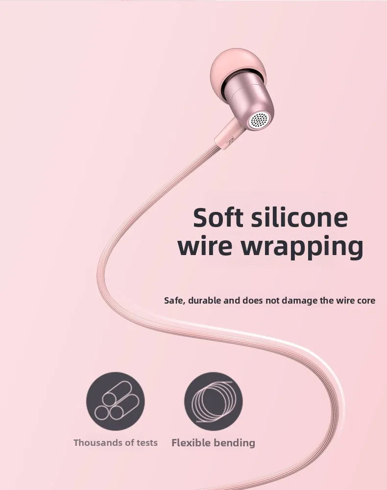 For Samsung Galaxy Wired Headphone HiFi Surround Sound With Mic USB Type C 3.5mm Earphones For iPhone 15 16 Pro Max Jack Headset