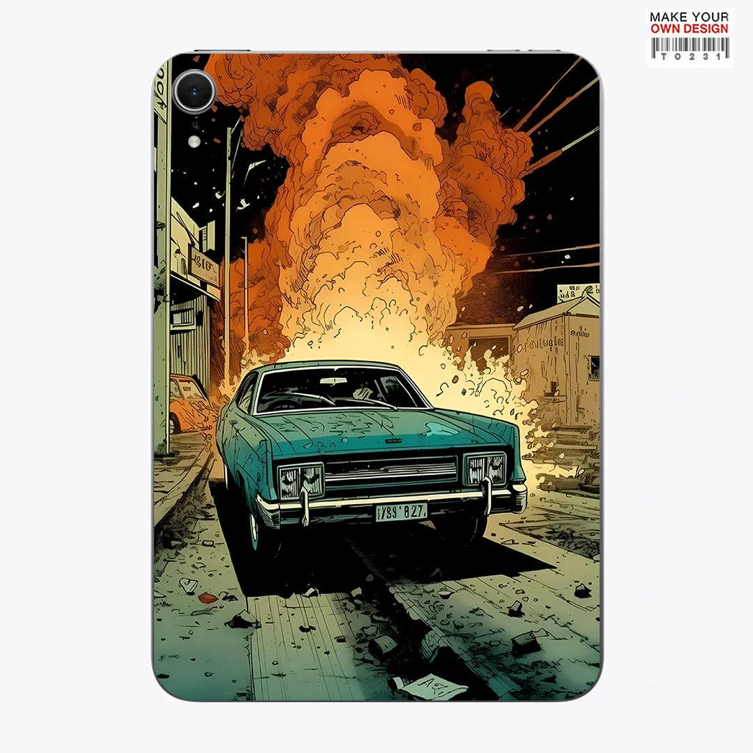For iPad MINI 5 6 7 Pro 9.7 Ipad 7 8 9 Full Cover Colorful Back Skin Covers Decal Skin Protector Sticker