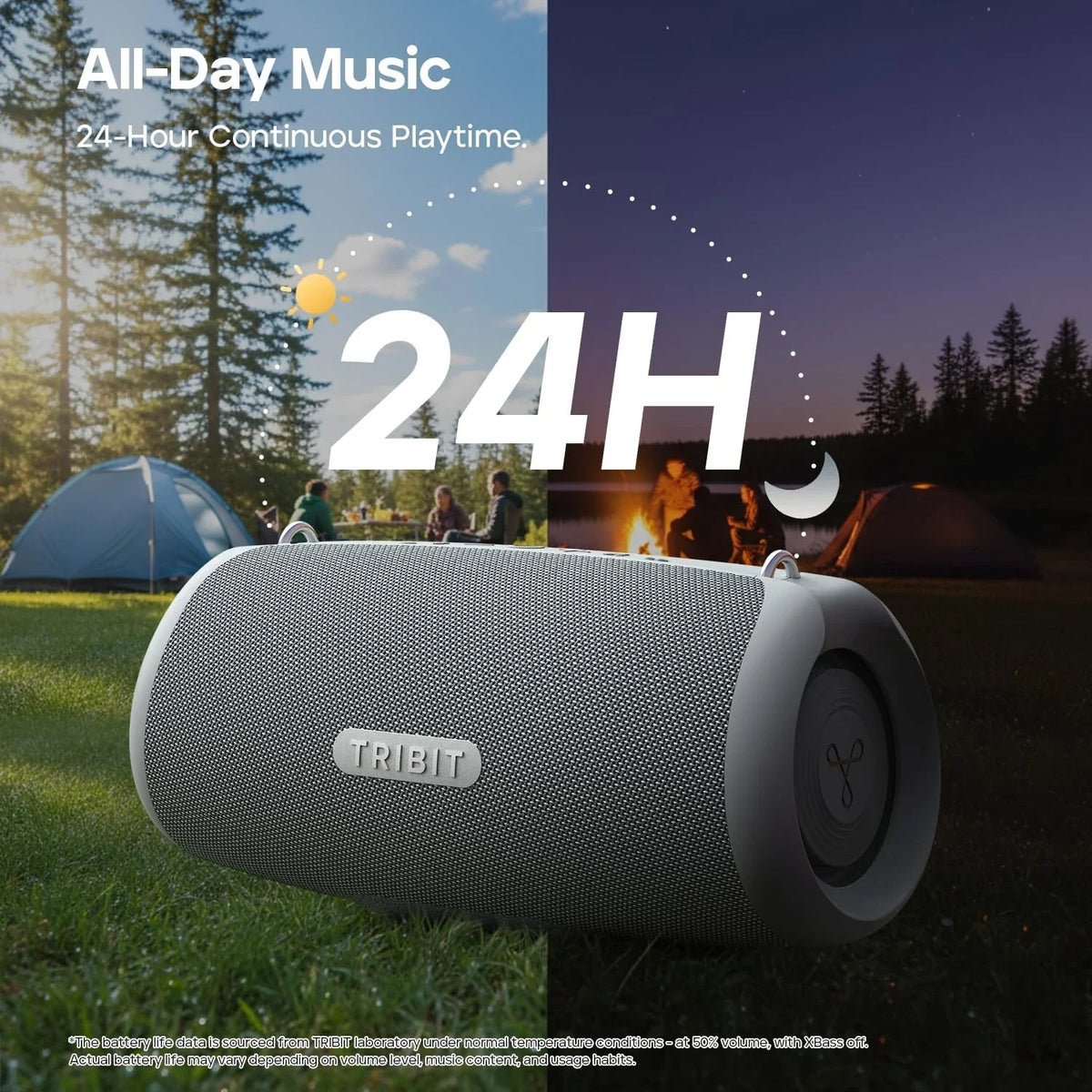 Tribit StormBox Lava 80W Bluetooth Speaker Portable Wireless Speaker IP67 24H Playtime Deep Bass XBass TWS Pairing Outdoor Party