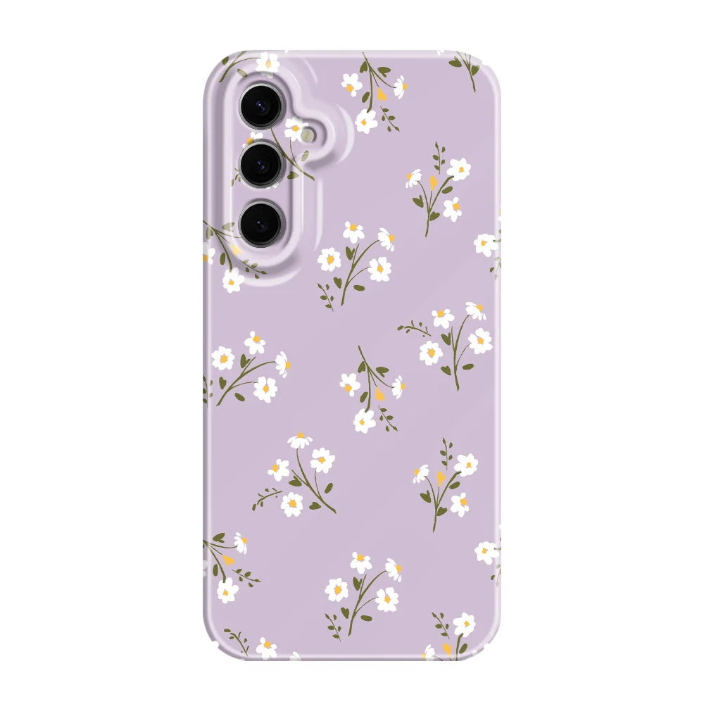Sunshine Flower Phone Case For Samsung Galaxy S25 S24 S23 S22 S21 S20 Plus Ultra FE 5G Film Hard Cover