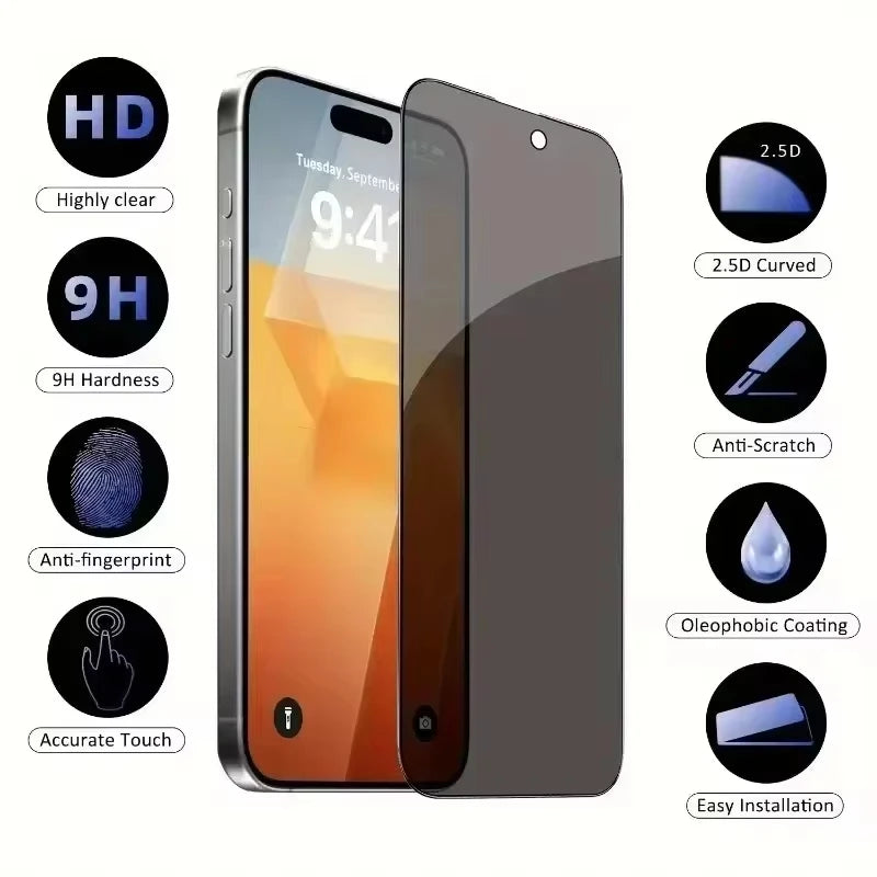 Anti Spy Tempered Glass For Samsung A53 A35 A54 A55 5G A52 A52S A51 A50 A34 A33 A32 A31 A25 A24 A23 A22 Privacy Screen Protector