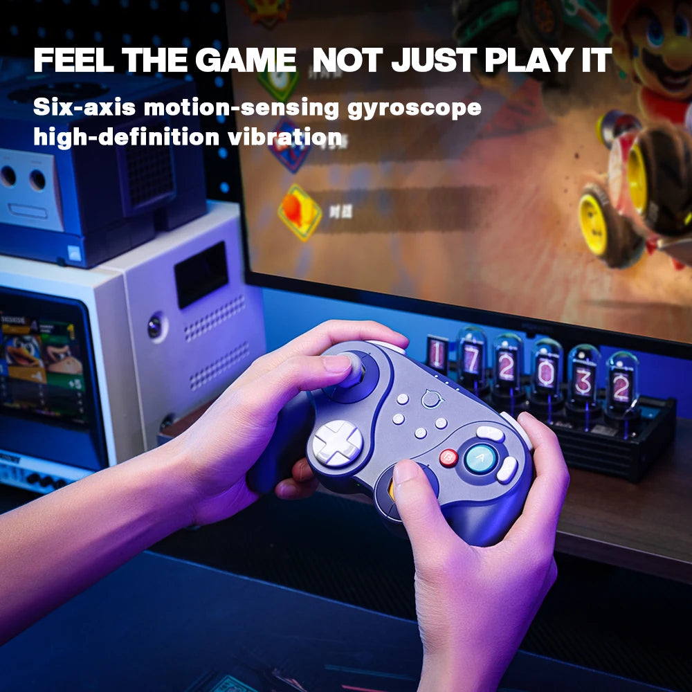 NYXI Warrior Lite Controller for Switch 2, Hall Effect Joystick Wireless Gamepad for Switch OLED/PC, Micro Switch ABXY Buttons