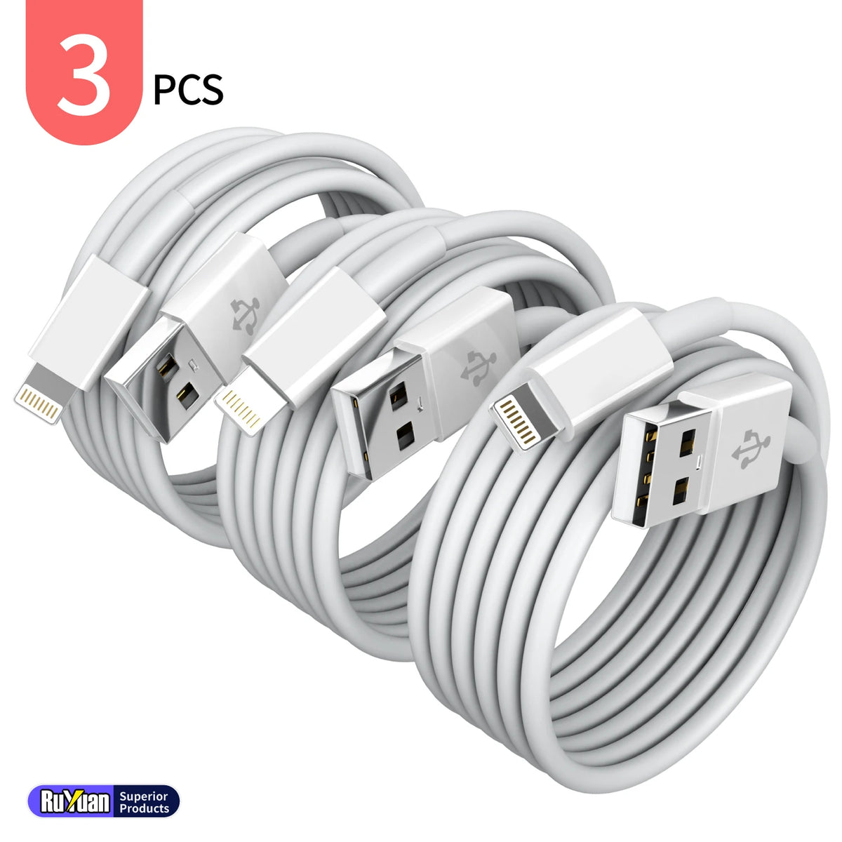 MFi Certified iPhone Charger Cable USB A to Lightning Data Cable for iPhone 14 13 12 Mini Pro Max XR 11 X iPad iPod