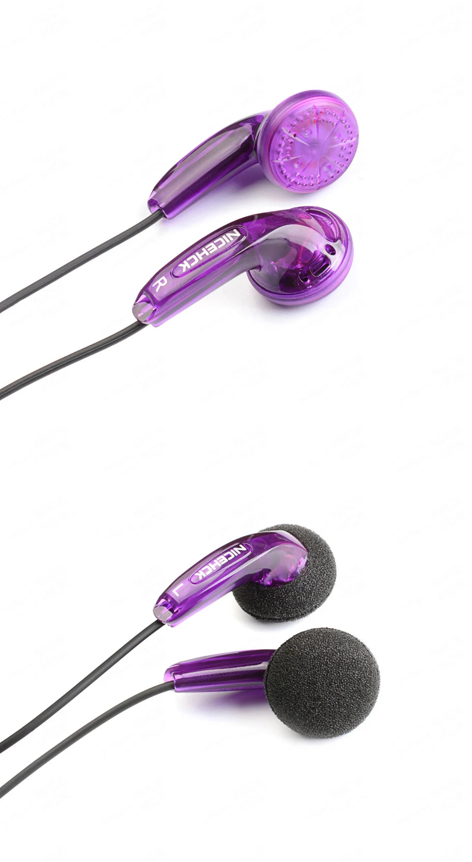 NICEHCK Traceless Colorful HIFI In-ear Earphone 15.4mm Dynamic Unit Sport Music Headset Microphone Earbud IEM Vido MX500 MX980