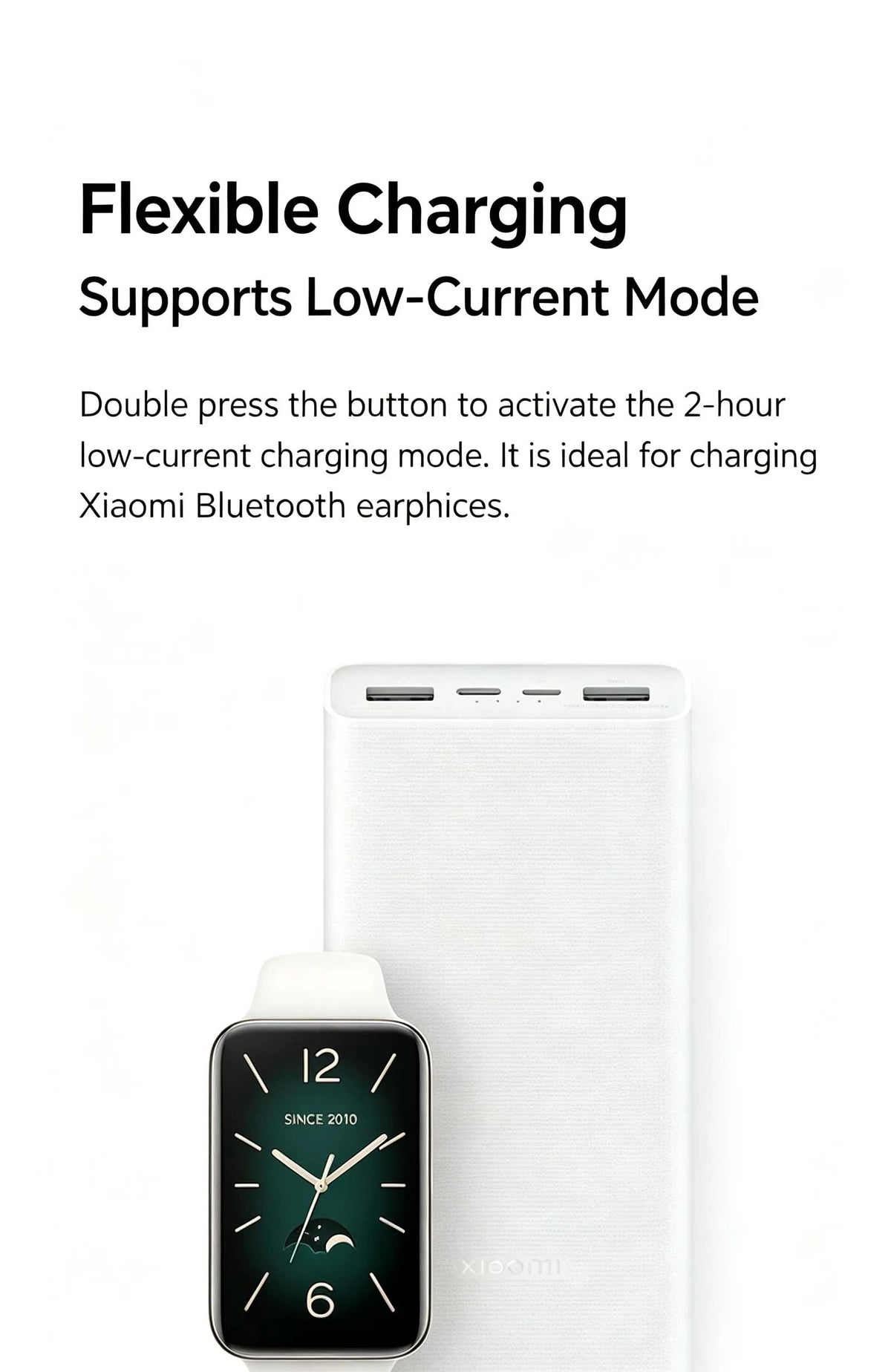 Xiaomi 20000mAh Large Capacity Fast Charging Power Bank Portable External Battery with CCC Certification for iPhone Samsung