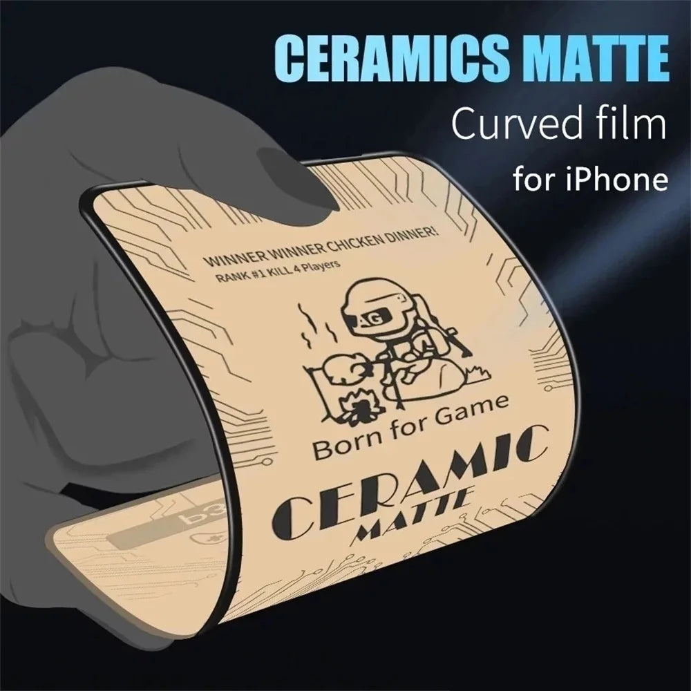 5PCS Matte Ceramic Film For Samsung S26 Ultra S24 Plus S22 S21 S20 FE Screen Protector For Samsung S25 Ultra S23 S24 Soft Film