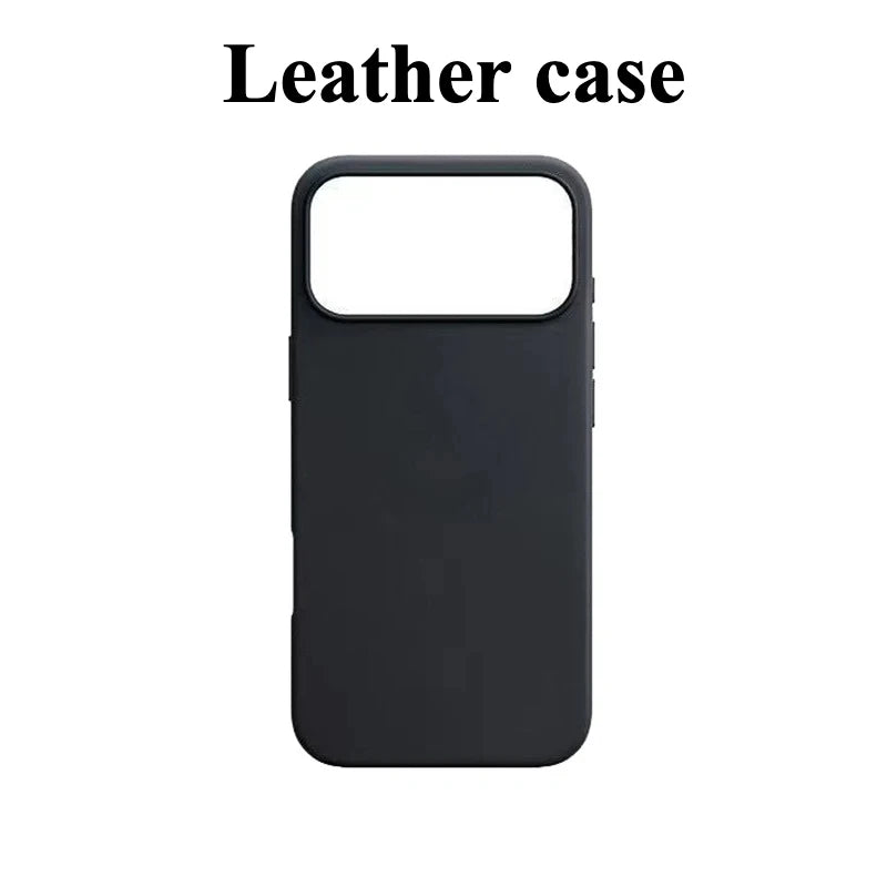 For Apple Magsafe Leather Case for IPhone 17 Pro Max 17 Air Case Wireless Charging Magnetic Cover 16 Pro Max with Box