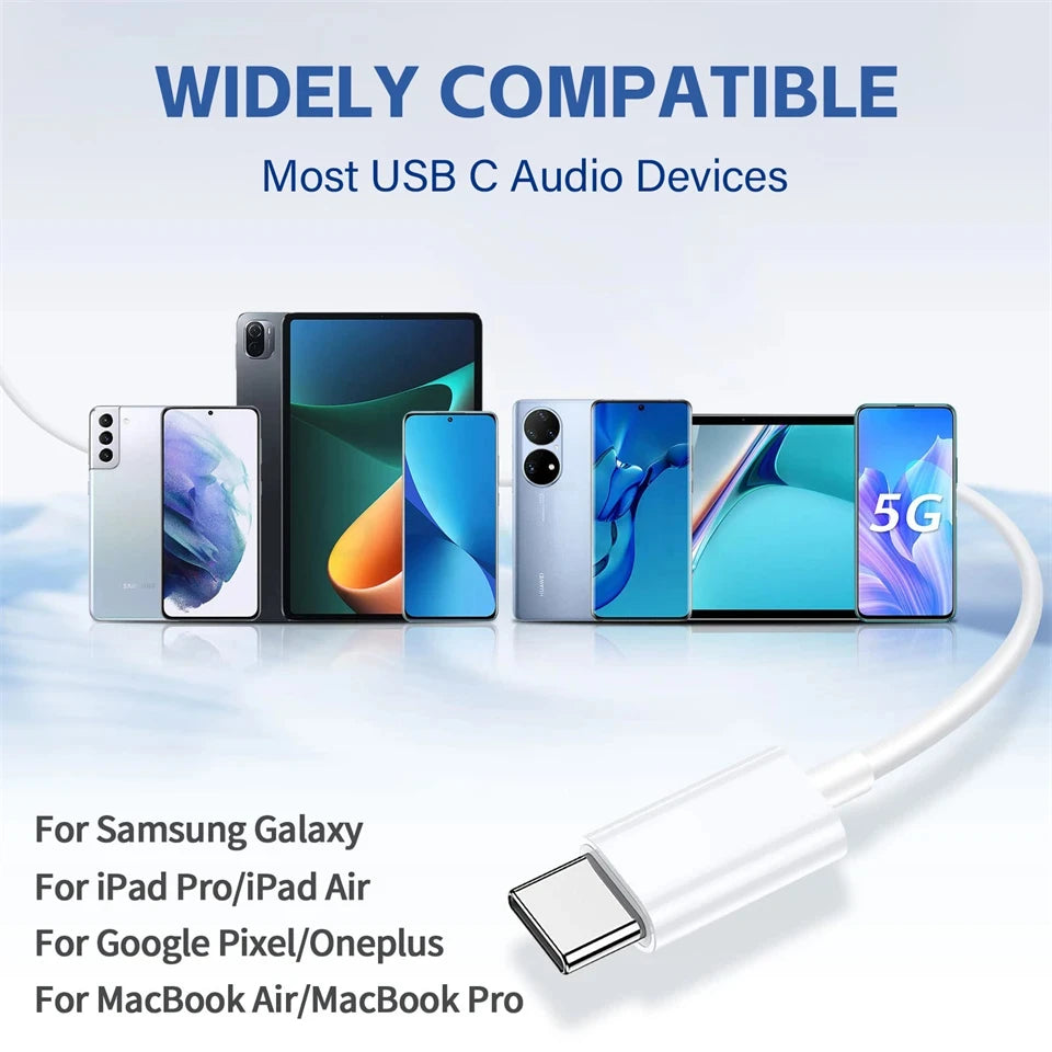 In-Ear Wired Earphones For Apple iPad iPhone 15 11 12 13 14 16 17 Pro Max TypeC Headphones Laptops Tablet 3.5mm Earphones