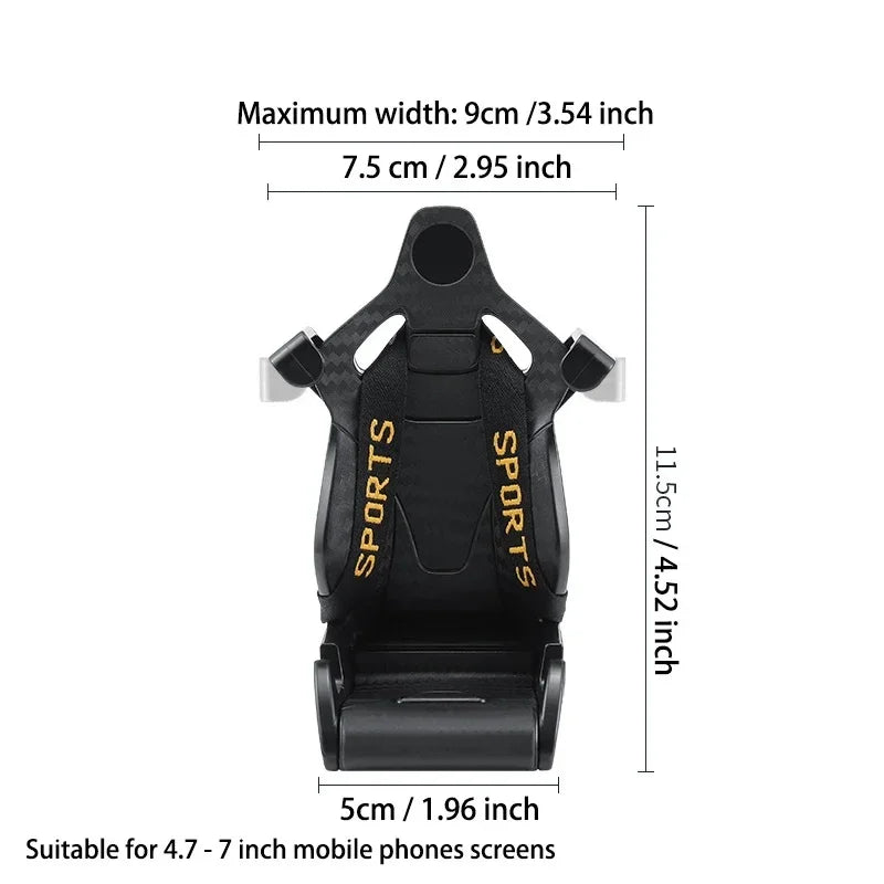 Car Phone Holder Smartphone Mount Gravity Car Air Outlet Clip Stand No Magnetic Support in Car For iPhone Xiaomi Samsung Huawei