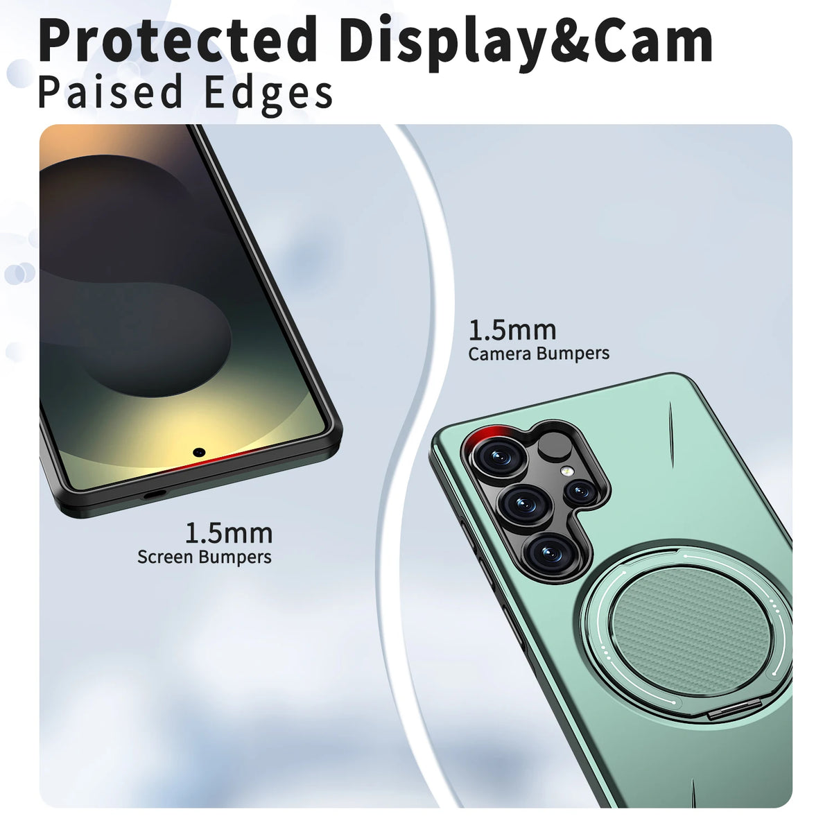 360° Magnetic Bracket Case For Samsung Galaxy S26 S25 S24 S23 S22 Ultra S25 FE S24FE S25Edge For Magsafe Shockproo Cover Fundar