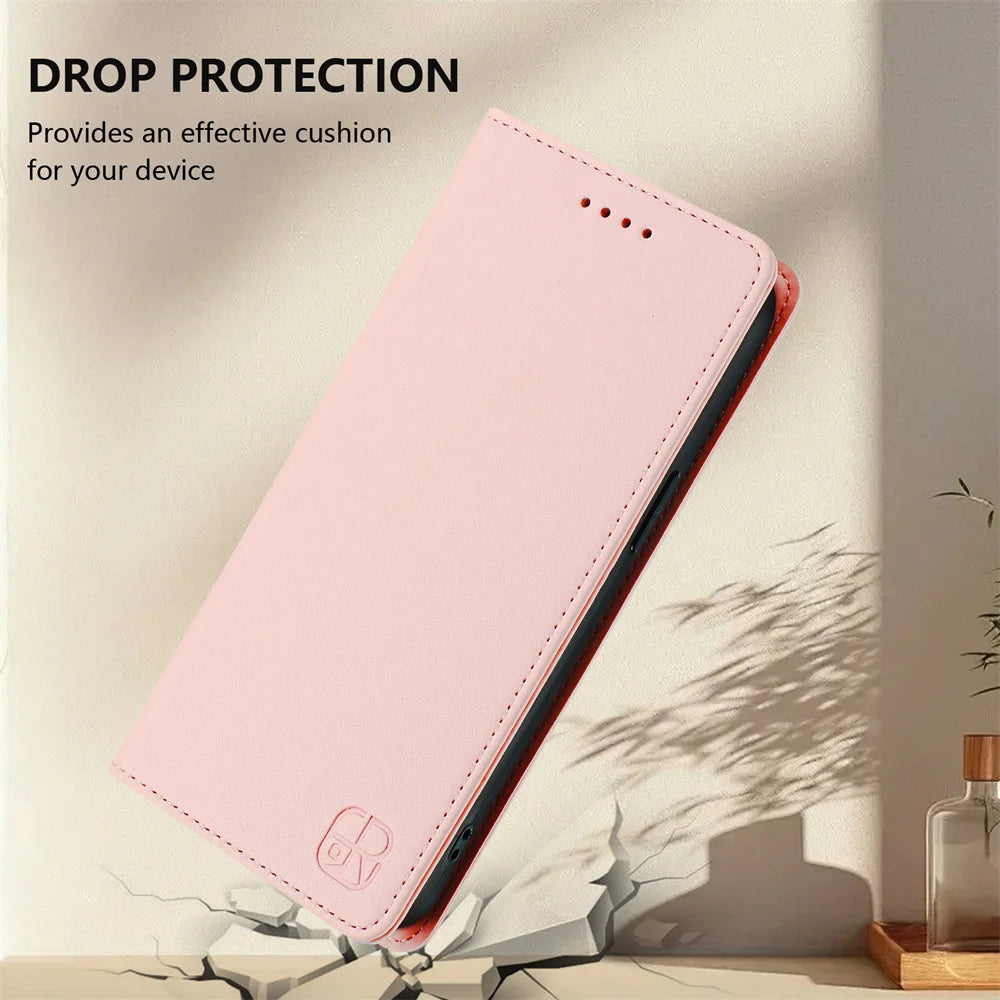 Magnetic Leather Wallet Flip Cover For Motorola Moto G84 G64 G54 G34 G24 G14 G73 G53 G23 G41 G31 G30 G20 Shockproof Phone Case