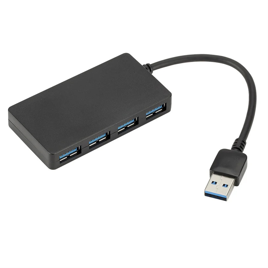 4 Port HUB USB 3.0/2.0 HUB Multi USB Splitter 4 Port Multi USB HUB Adapter Expander Splitter for Notebook Laptop PC Plug & Play