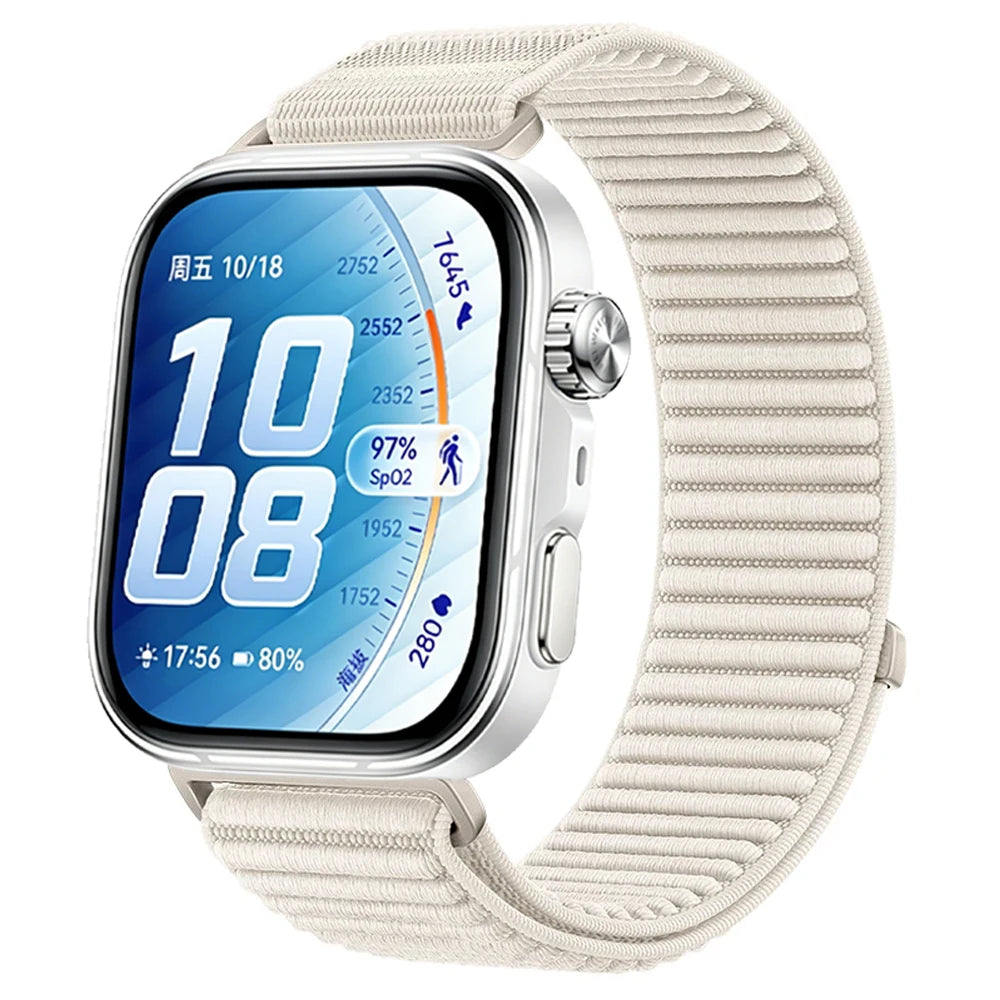 Official Nylon Braided Strap for Huawei Watch Fit 5/5 Pro Breathable Bracelet Watchband Huawei Watch Fit 4 Pro/4/3 Accessories
