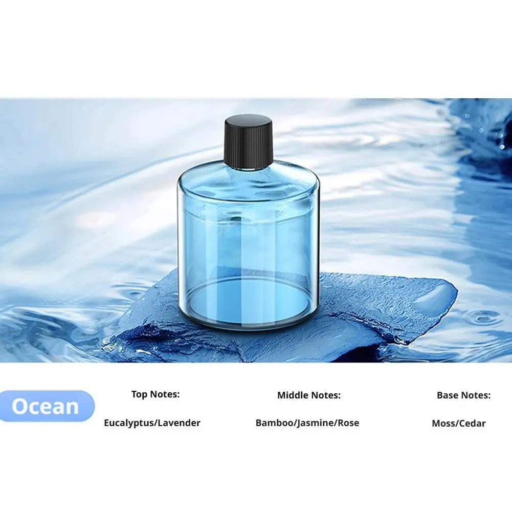 Smart Car Air Freshener 5Modes Aromatherapy Replacement Humidifier Scent Air Odor Eliminator Auto Diffuser Ambient Light For Car