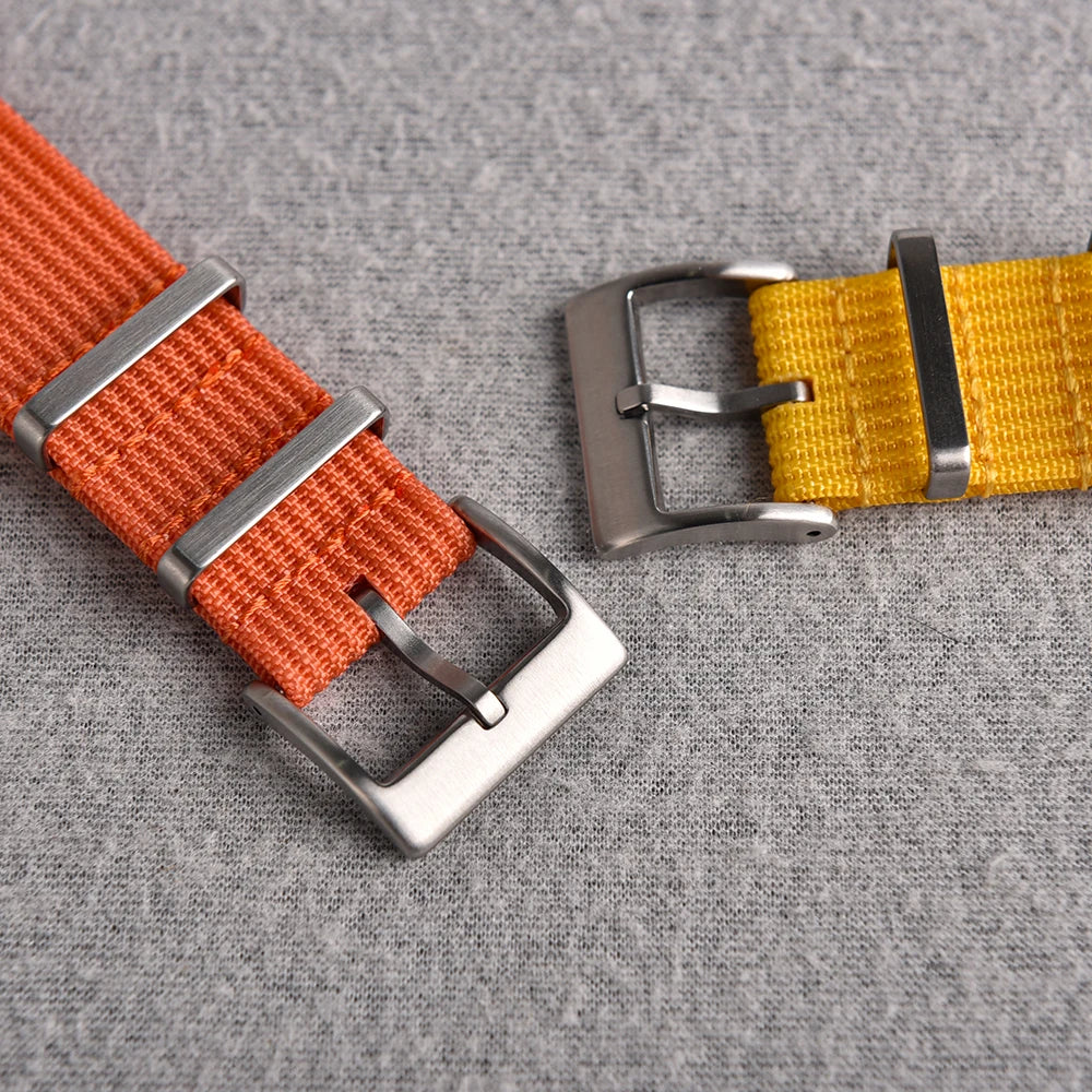 New Ribbed Nylon Watch Strap 18mm 20mm 22mm Qucik Release Straps Military Sports Watchband Fabric Strap for Omega/Smart/Samsung