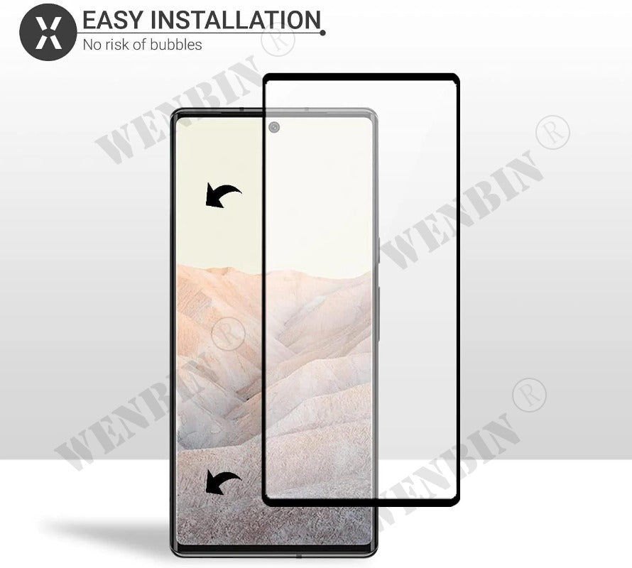 3 Pcs Tempered Glass For Google Pixel 11 10 9 8 7 6 Pro XL 7A 5A 3 XL Curved Full Cover Screen Protector
