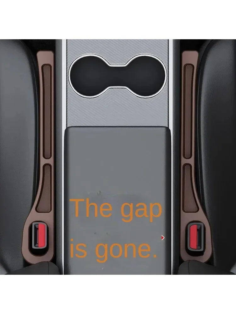 2Pcs Car Seat Gap Filler Seat Crevice Storage Box Bag Between Seats Console Organizer Decoration Interior Auto Accessories