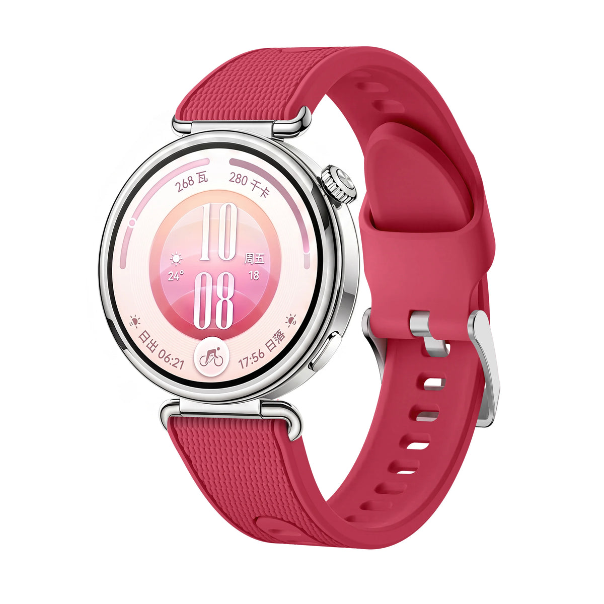 Original 1:1 Band For Huawei Watch GT 7 6 5 4 41mm Sport Silicone Bracelet Correa HUAWEI Watch GT 5 Pro 5 42mm 18mm Watch Straps